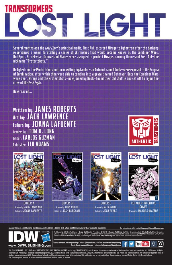 Lost Light Issue 10 Full Comic Book Preview  (2 of 7)